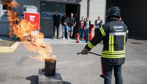 Chubb Gebäudetechnik | Brandschutz | Brandschutzschulung