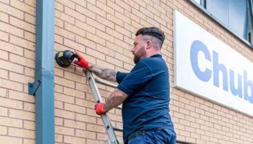 Sicherheit, Techniker, Kamera