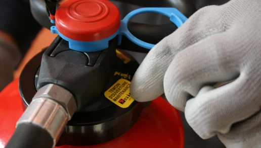 Manipulation extincteur