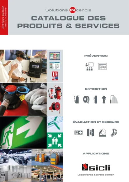Catalogue des produits et services SICLI, édition 2022