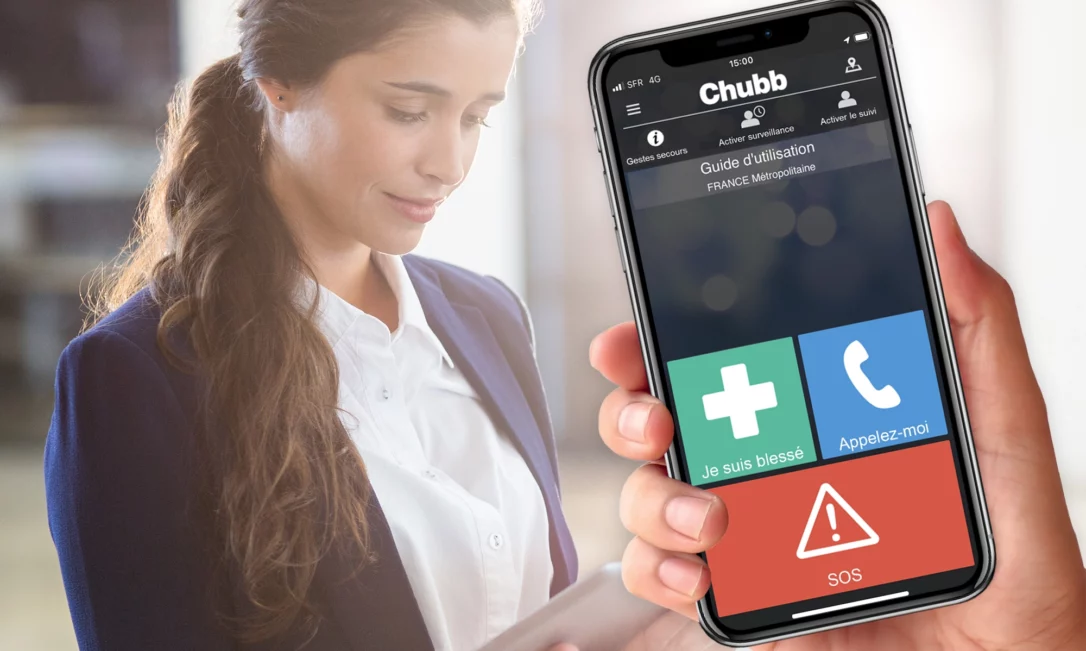 safezone alerte par Chubb