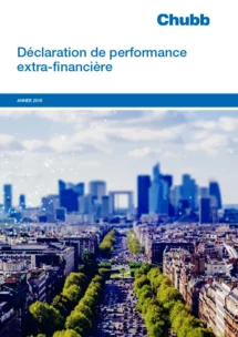 Déclaration de performances extra-financière Chubb France - Edition 2019 (DPEF)