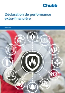 Visuel Déclaration de performance extra-financière Chubb France - 2020