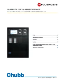 Visuel - INfluence-S-Manuel de maintenance | Système de détection incendie interactif