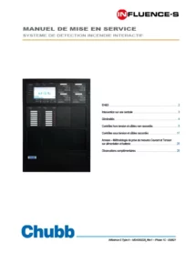 INfluence-S-Manuel de mise en service | Système de détection incendie interactif