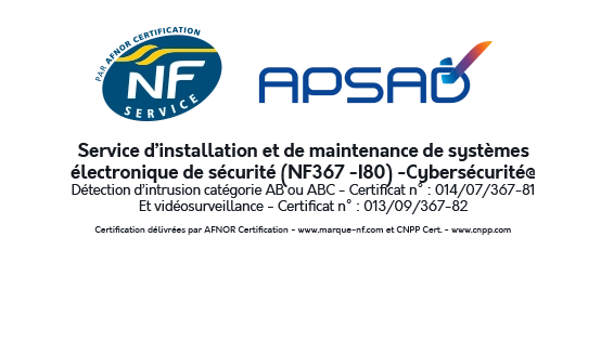 Certification NF service apsad