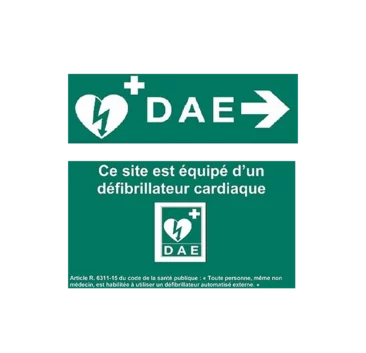 Signalétique DAE Chubb
