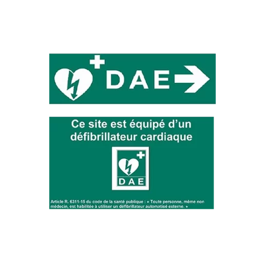 Signalétique DAE Chubb