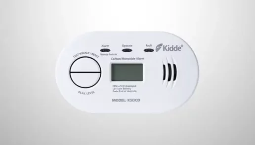 Batterijgevoede-koolmonoxidemelder