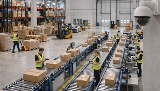 Camerabeveiliging voor warehouses en logistieke terreinen