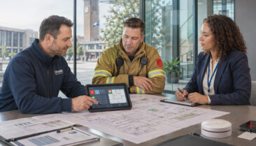 Geïntegreerd beveiligingsplatform voor brandveiligheid