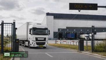 Kentekenherkenning en ANPR voor logistieke toegangspoorten