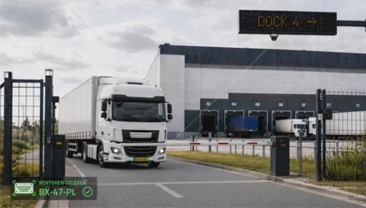 Kentekenherkenning en ANPR voor logistieke toegangspoorten