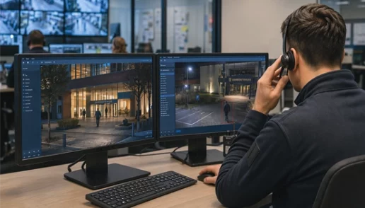 Remote video guarding voor gemeentehuizen en overheidsdepots