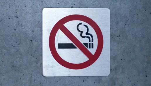 Prohibition fire signs